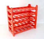 Vintage Orange Space Age wijnrek, Huis en Inrichting, Woonaccessoires | Wijnrekken, Ophalen, Zo goed als nieuw, Kunststof