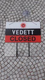 Vedett open / closed bordje, Verzamelen, Nieuw, Overige typen, Ophalen of Verzenden