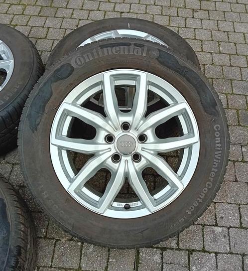 Winterbanden velgen alu Audi Q3 VW Tiguan 17inch 5x112 6&5mm, Auto diversen, Tuning en Styling, Ophalen