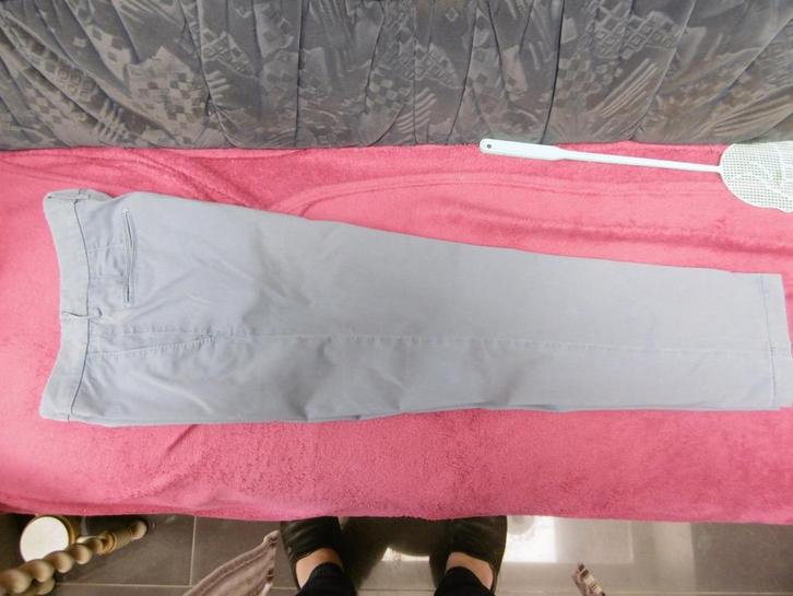 kledij heren broek lang "boggi" 52, lichtblauw, Kleding | Heren, Broeken en Pantalons, Zo goed als nieuw, Maat 52/54 (L), Blauw