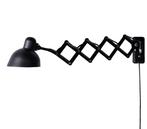 KAISER idell 6718-W Wand-/Saxlamp Mat Zwart - Fritz Hansen, Antiek en Kunst, Ophalen of Verzenden