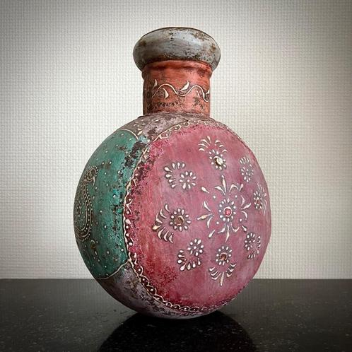 Oude Indische vaas, Maison & Meubles, Accessoires pour la Maison | Vases, Enlèvement