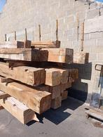 balken, constructie van droog eikenhout, Doe-het-zelf en Bouw, Hout en Planken, Ophalen, Gebruikt, Eiken, Balk