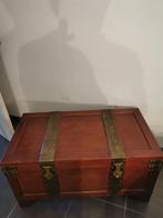 Table + chaises + box, Maison & Meubles, Accessoires pour la Maison | Coffres, Enlèvement ou Envoi, Comme neuf