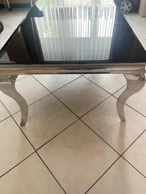 Moderne tafel, Huis en Inrichting, Tafels | Salontafels, Zo goed als nieuw, Glas, Ophalen