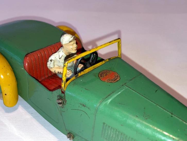 Meccano metalen auto + CHAUFFEUR - autofabrikant, Antiek en Kunst, Antiek | Speelgoed, Ophalen of Verzenden
