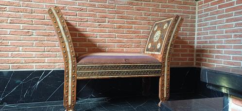 Fauteuil marocain, Huis en Inrichting, Fauteuils, Gebruikt, Hout, Ophalen