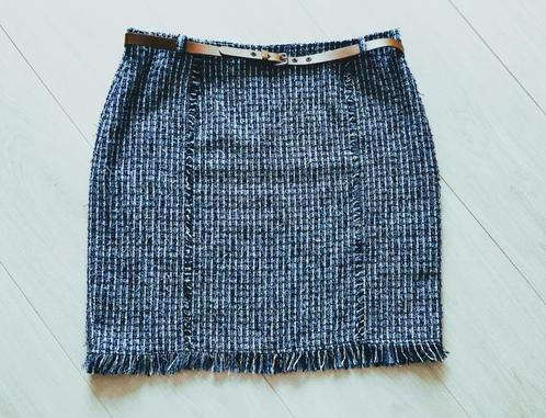 CAROLINE BISS - super mooie rok - 46, Kleding | Dames, Rokken, Zo goed als nieuw, Maat 46/48 (XL) of groter, Blauw, Knielengte