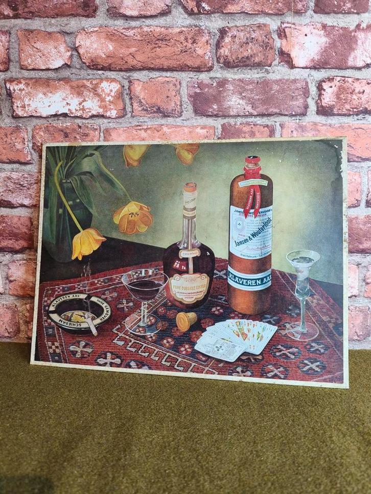 Klaveren reclamekaart, Verzamelen, Merken en Reclamevoorwerpen, Ophalen of Verzenden