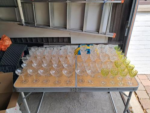 VAL ST-LAMBERT GLAZENSERVICE, Antiek en Kunst, Antiek | Glaswerk en Kristal, Ophalen