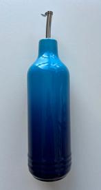 Le Creuset - Olie fles 600ml - Azuur blauw, Huis en Inrichting, Ophalen of Verzenden, Nieuw