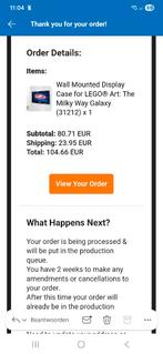 Kader lego milky way, Ophalen, Nieuw