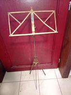 Oude koperen muziekstandaard, Ophalen, Gebruikt, Muziekstandaard