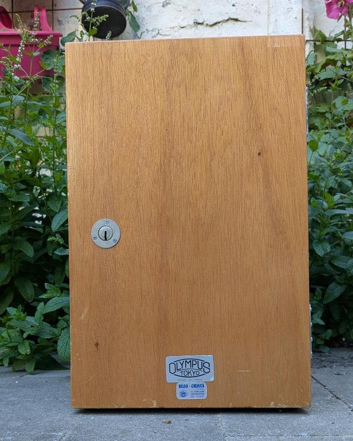 Vintage Olympus ECBi binoculaire microscoop, Audio, Tv en Foto, Optische apparatuur | Microscopen, Ophalen of Verzenden