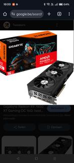 Gigabyte 7800xt, Computers en Software, Videokaarten, Ophalen, AMD, PCI-Express 4, Zo goed als nieuw