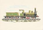 LOCOMOTIEF  Horizontale Cilinder  MANCHESTER  1858., Verzamelen, Postkaarten | Themakaarten, Verzenden, Ongelopen, Voertuig