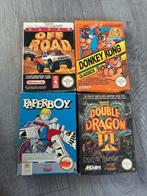 Te koop 4 NES games in doos in goede staat, Ophalen, Gebruikt