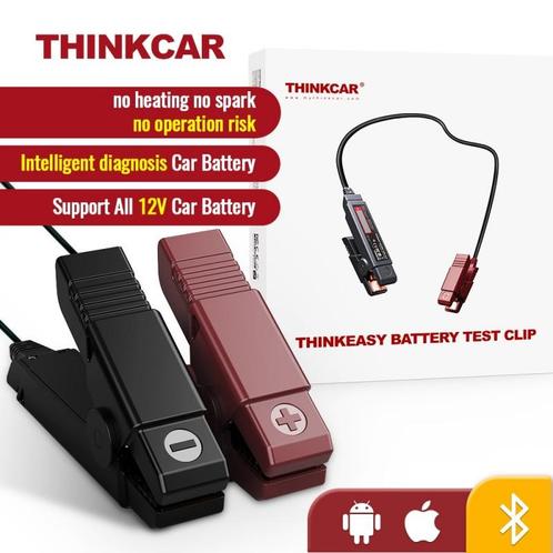 Lancez le clip de test de batterie ThinkEasy de THINKCAR, Autos : Divers, Outils de voiture, Neuf, Enlèvement ou Envoi