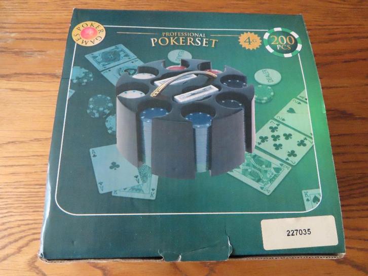 Jeu Poker set professional – carrousel - neuf, Hobby en Vrije tijd, Gezelschapsspellen | Kaartspellen, Nieuw, Ophalen of Verzenden