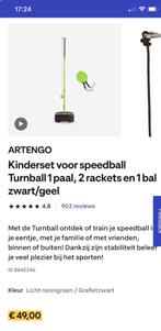 Speedball set voor kinderen, Sport en Fitness, Ophalen, Gebruikt, Racket(s)