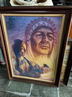 Indiaans schilderij, Antiek en Kunst, Ophalen