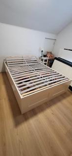 Cadre de lit et sommier, Maison & Meubles, 140 cm, Enlèvement, Utilisé, 200 cm