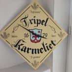 horloge TRIPLE KARMELIT, Enlèvement ou Envoi, Utilisé, Panneau, Plaque ou Plaquette publicitaire, Autres marques