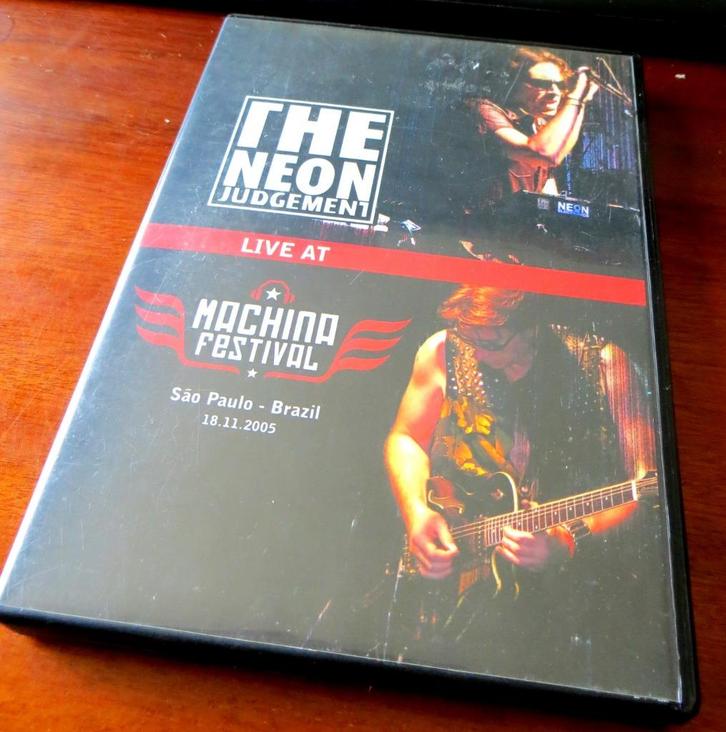 The Neon Judgement - DVD Live at Machina Festival, São Paulo, Cd's en Dvd's, Dvd's | Muziek en Concerten, Zo goed als nieuw, Muziek en Concerten
