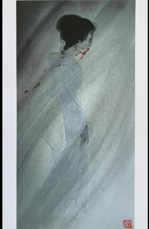 "Sakki" - Anna Maia - Zweden Bekende kunstenares, Antiek en Kunst, Kunst | Schilderijen | Abstract, Ophalen of Verzenden