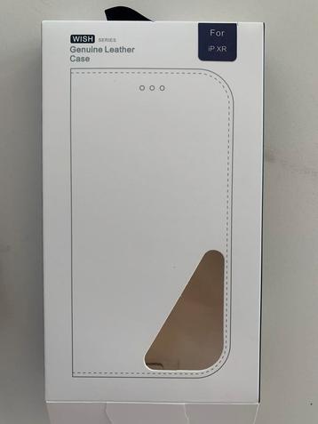 Zwart lederen hoes voor IPHONE XR beschikbaar voor biedingen