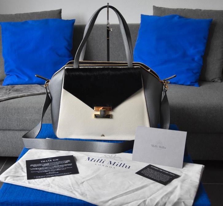 Milli Millu hand/schoudertas nieuwstaat, Handtassen en Accessoires, Tassen | Damestassen, Zo goed als nieuw, Schoudertasje, Overige kleuren