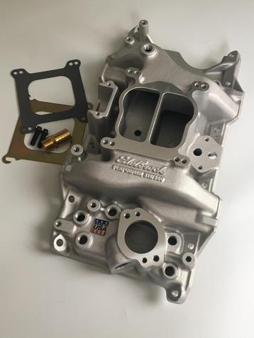 Te koop Inlaatspruitstuk Edelbrock 4bbl performer Dodge w200 beschikbaar voor biedingen