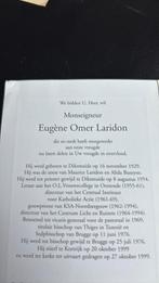 Monseigneur Omer Laridon 1929-1999, Verzenden, Bidprentje