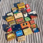 Set ijzeren kisten voor tabak/sigaretten, Verzamelen, Rookartikelen, Aanstekers en Luciferdoosjes, Ophalen of Verzenden