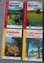 4 topo-guides France : Morvan , Ardèche et Côte varoise, Ophalen of Verzenden, Gelezen, Europa, Fiets- of Wandelgids
