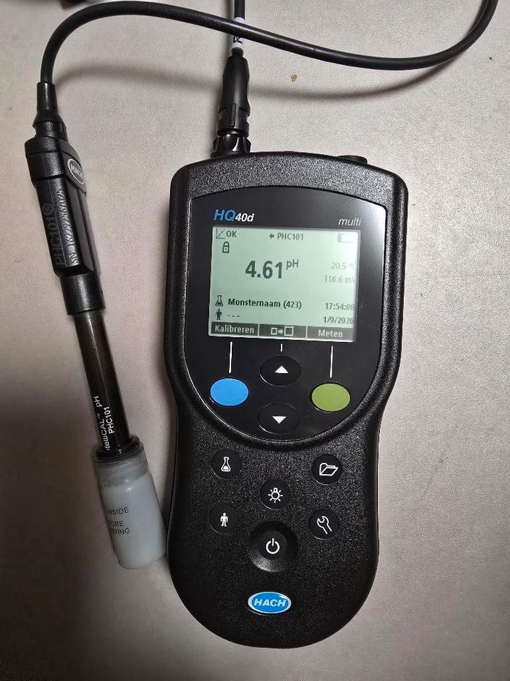 Professionele Ph meter, met extra's., Jardin & Terrasse, Accessoires de piscine, Utilisé, Autres types, Enlèvement