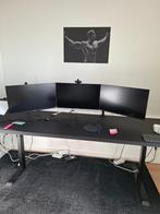 3 computerschermen LG + 2 bevestigingen, Computers en Software, Monitoren, Ophalen, Gebruikt, Ultra HD (4K), LG