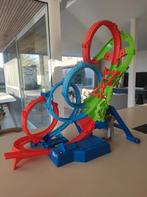 Hot Wheels 4-looping racebaan, Kinderen en Baby's, Speelgoed | Racebanen, Ophalen, Zo goed als nieuw, Racebaan, Hot Wheels