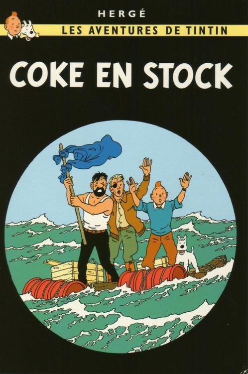 Tintin / Kuifje - Cartes Postales, Collections, Cartes postales | Thème, Non affranchie, 1980 à nos jours, Autres thèmes, Enlèvement ou Envoi