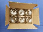Lot van 36 ongebruikte glazen op voet, Glas of Glazen, Nieuw, Ophalen of Verzenden, Glas