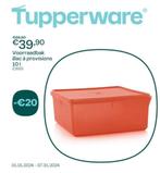 Wafeldoos 10l / voorraadbak Tupperware, Huis en Inrichting, Keuken | Tupperware, Ophalen of Verzenden, Nieuw