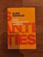 Boek „Onze krachtige vriendschappen” (Alice Raybaud), Ophalen, Gelezen