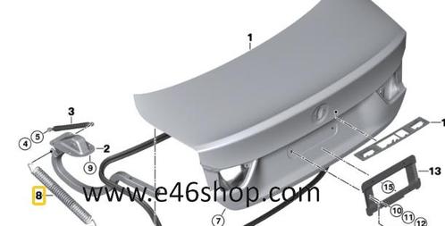 TREKVEER ACHTERKLEP BMW 4 F82 OE 51248061661, Auto-onderdelen, Carrosserie, BMW, Nieuw, Ophalen of Verzenden