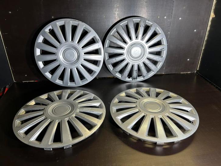 4 universele 14" wieldoppen voor alle merken, Auto diversen, Wieldoppen, Gebruikt, Ophalen of Verzenden