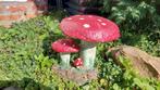 Paddestoelen in beton, Tuin en Terras, Tuinwanddecoratie, Ophalen, Zo goed als nieuw
