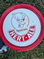 Emaille plateau Hert-Ale, Verzamelen, Ophalen of Verzenden, Gebruikt, Reclamebord