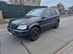 MERCEDES ML 270CDI BJ 2002 LICHTEVRACHT FACELIFT 3365KGTREK, Auto's, Automaat, Parkeersensor, Blauw, Leder en Stof