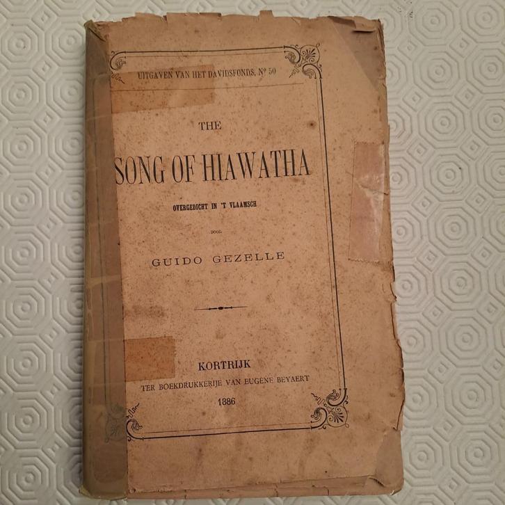 Guido Gezelle : Song of Hiawatha, Boeken, Gedichten en Poëzie, Gelezen, Eén auteur, Ophalen of Verzenden