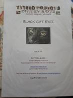 kruissteekpatroon black cat eyes, Nieuw, Handborduren, Patroon, Ophalen of Verzenden