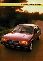 Brochure de la voiture Peugeot 305 1985 unique, Autos : Divers, Modes d'emploi & Notices d'utilisation, Enlèvement ou Envoi